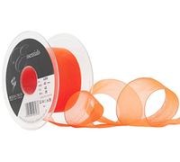 Berisfords Super Sheer Ribbon, Orange, 40 mm Width, 25 metre Length