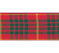 Berisfords Tartan Ribbon - 17 Traditional Designs for Home, Gifts, Fashion and Crafts - Cameron Tartan - 25mm Wide x 5 Metres