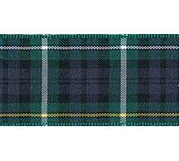 Berisfords Tartan Ribbon - 17 Traditional Designs for Home, Gifts, Fashion and Crafts - Campbell Tartan - 7mm Wide x 1 Metre