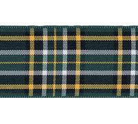 Berisfords Tartan Ribbon - 17 Traditional Designs for Home, Gifts, Fashion and Crafts - Irish National Tartan - 40mm Wide x 1 Metre