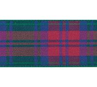 Berisfords Tartan Ribbon - 17 Traditional Designs for Home, Gifts, Fashion and Crafts - Lindsay Tartan - 40mm Wide x 1 Metre