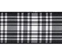 Berisfords Tartan Ribbon - 17 Traditional Designs for Home, Gifts, Fashion and Crafts - Menzies Tartan - 40mm Wide x 5 Metres