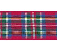 Berisfords Tartan Ribbon - 17 Traditional Designs for Home, Gifts, Fashion and Crafts - Royal Stewart Tartan - 25mm Wide x 1 Metre