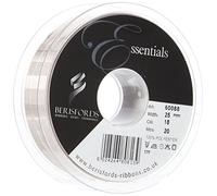 Berisfords Tiger Ribbon, Silver, 25 mm
