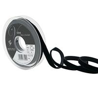 Berisfords Velvet Ribbon, Black, 9mm x 5m