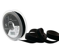 Berisfords Velvet Ribbon, Black Coffee, 10.2 x 2.1 x 10.2 cm