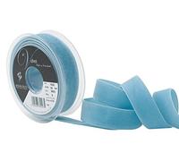 Berisfords Velvet Ribbon, Blue Note, 102 x 30 x 102 cm