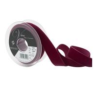 Berisfords Velvet Ribbon, Bordeaux, 10.2 x 2.2 x 10.2 cm