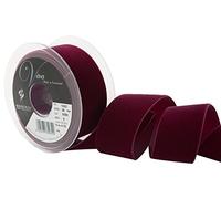 Berisfords Velvet Ribbon, Bordeaux, 10.2 x 4.5 x 10.2 cm