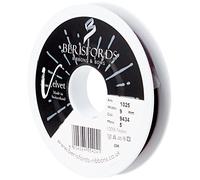 Berisfords Velvet Ribbon, Burgundy, 102 x 15 x 102 cm