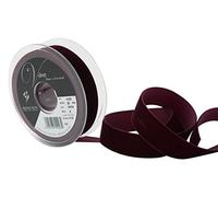 Berisfords Velvet Ribbon, Burgundy, 10.2 x 3 x 10.2 cm