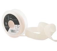 Berisfords Velvet Ribbon, Eggshell, 102 x 30 x 102 cm