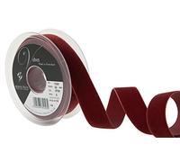 Berisfords Velvet Ribbon, Havane, 22mm width x 5m