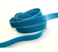 Berisfords Velvet Ribbon Mini Roll 9654 Petrol - 22mm - per 5 metre roll