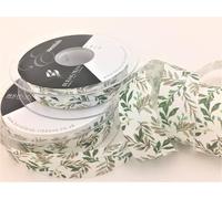 Berisfords Vine Ribbon, White, One Size
