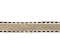 Berisfords Vintage Stitch Ribbon 15mm wide Beige - per metre