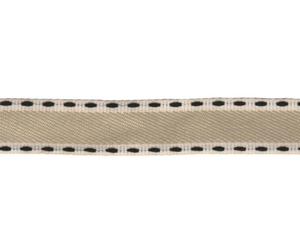 Berisfords Vintage Stitch Ribbon 15mm wide Beige - per metre