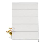 BERISSA Roman Blinds for Windows, Linen Roman Blinds,Room Darkening Thermal Insulated Window Shades for Home, Light Filtering Linen Color White,198.5W x 173H CM