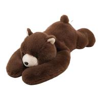 Berisyios Weighted Panda Plush for Adults, Super Soft Grey Black Panda with Removable Washable Cover Koala Sloth Weighted Hug Buddy (30CM F)