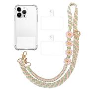 BERITNI Phone Lanyard, Crossbody Cell Phone Lanyard, Adjustable Gear Beast Phone Holder, Universal Phone Chain Strap for Women Girls, Pink