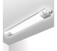 BERIXDEEP LED Strip 120 cm Ceiling, Outdoor Waterproof LED Bar 36 W, Ceiling LED Strip for Garage, Basement, Warehouse, Bathroom Office, Neutral White 4000K, 4000 lm
