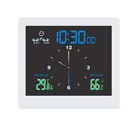 berjalan Bathroom Waterproof Wall Clock Shower Clocks Timer Digital Electronic Wall Clock Kitchen Washroom Time White