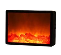 berjalan LED Fireplace Light Simulation Flame Light Nordic Style Decorative Fireplace Light Home Crafts Atmosphere Night Light