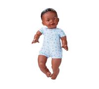 Berjuan Newborn African 8073 Baby Doll 45 Cm