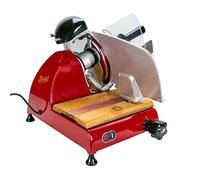 Berkel Red Line 250 Red Professional Slicer with Matching Insert Board Made from Old Wine Barrel Woods
