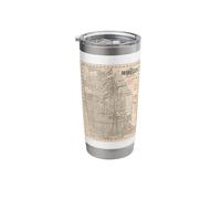 Berkeley California Map Stainless Steel Insulated Tumbler