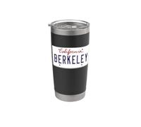 Berkeley SF Bay Area California License Plate University Stainless Steel Insulated Tumbler