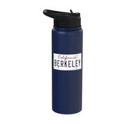 Berkeley SF Bay Area California License Plate University Stainless Steel Insulated Water Bottle