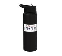 Berkeley SF Bay Area California License Plate University Stainless Steel Insulated Water Bottle