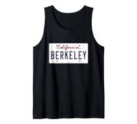 Berkeley SF Bay Area California License Plate University Tank Top