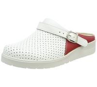 Berkemann Unisex Tec-pro-brage Work Clogs, White White Red, 3 UK