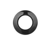 Berker 1930 Single Frame Round Black 138101