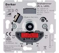 BERKER 2873 Dimmer Turn/Push Button 20-500 W LED