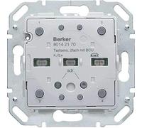 Berker 80142170 Grey - Control Panel (Grey, Metal, Plastic, 21 - 32 V, 32 mm)