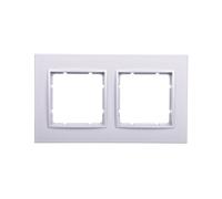 Hager B7 - Frame 2 Elements Matte Aluminium