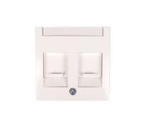 Berker/B. Square Center Element Double Snow White 11818989