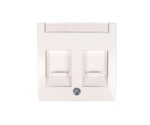 Berker/B. Square Center Element Double Snow White 11818989