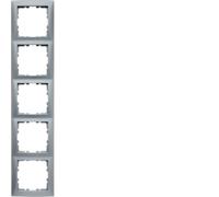Berker B. Square Five Frame Aluminum 5310158994