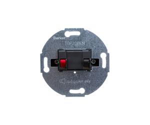 Berker/B. Square Speaker Jack Single Charcoal 457205