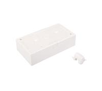 Berker/B. Square Surface Mounted Box Double White 5310429909