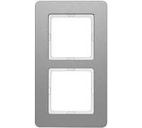 Berker Frame 2 for Aluminium/Blasted 10126074 Q.7 Cover Frame 4011334450146