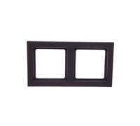 Berker Q.3 Double Frame Universal Charcoal/Velvet 10126096