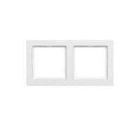 Berker Q.3 Double Frame White Velvet 10126099