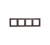 Berker Q.3 Quad Frame Universal Charcoal/Velvet 10146096