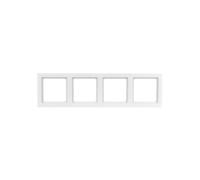 Berker Q.3 Quad Frame White Velvet 10146099