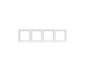 Berker Q.3 Quad Frame White Velvet 10146099